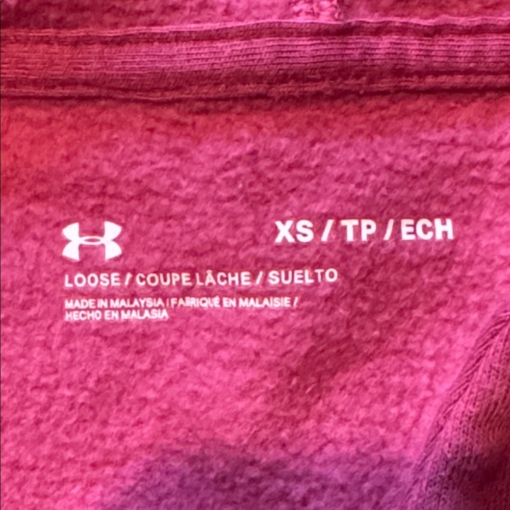Cropped Under Armour Hoodie size XS - Picture 2 of 4